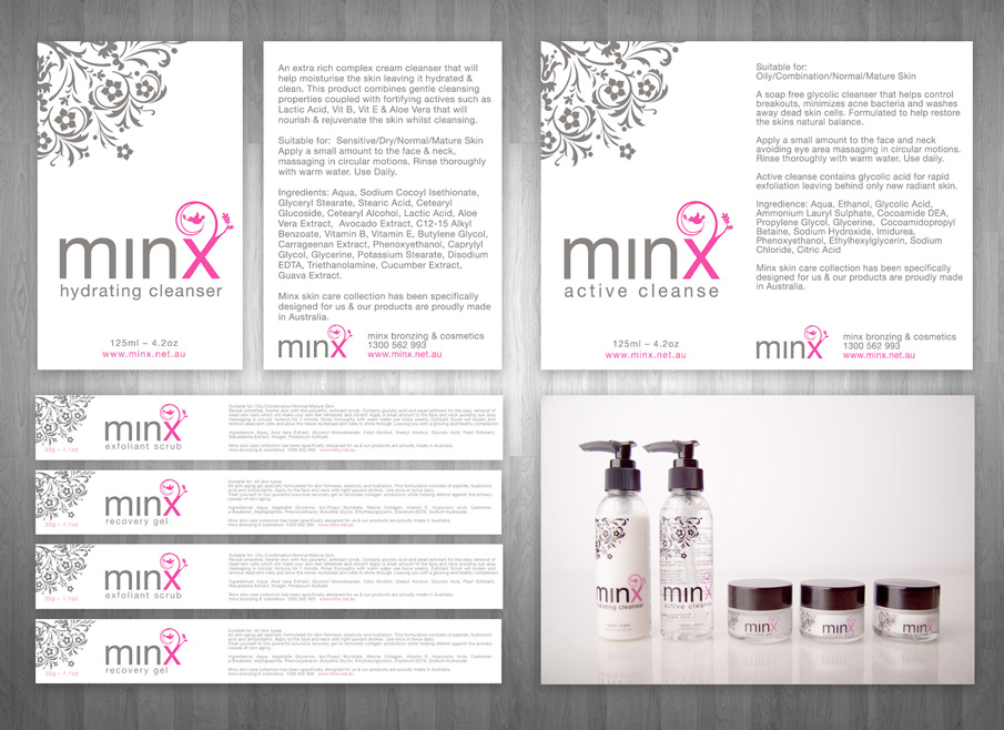 Cosmetics Label Design