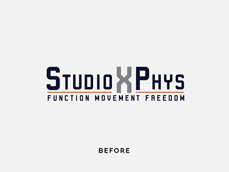 StudioXphys Physicial Therapist Logo Design